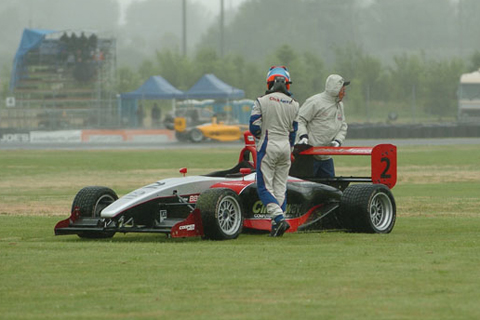 Tom Sutherland Out Of Stricken Car