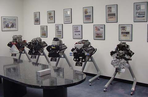 Row of Engines
