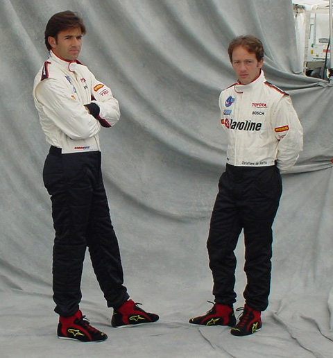 Fittipaldi and da Matta