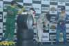 Winners Spraying Champagne on Podium Thumbnail