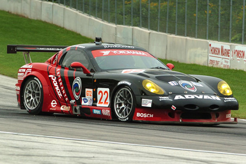 Panoz Esperante GT2 Driven by Bill Auberlen and Joey Hand in Action