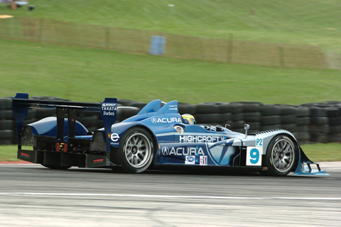 Acura ARX-01a LMP2 Driven by David Brabham, Stefan Johansson, and Duncan Dayton in Action