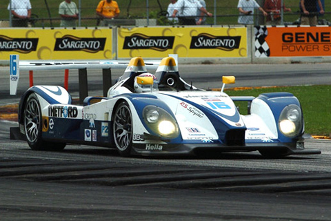 Porsche RS Spyder LMP2 Driven by Andy Wallace and Butch Leitzinger in Action