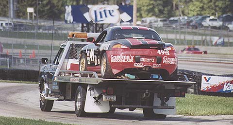 T2 Porsche on Flatbed