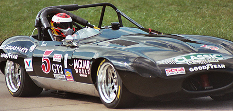 Trent Terry's Jaguar in GT2 Race