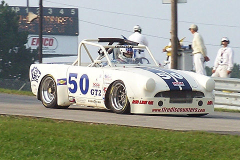 Tom Patton in GT2 Sunbeam Tiger