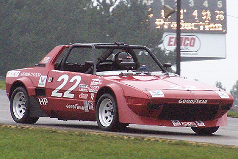 Matt Brannon in HP FIAT Bertone X1/9