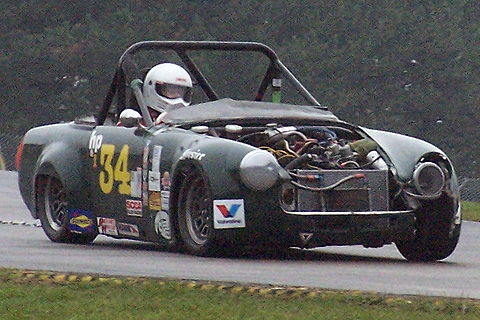 John Salisbury Missing Hood in HP Race