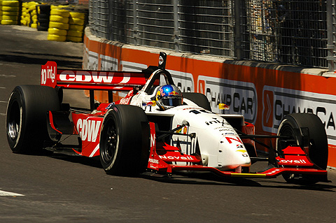 A.J. Allmendinger in Action