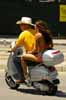 Miller Lite Bikini Girl Given Ride On Motor Scooter Thumbnail