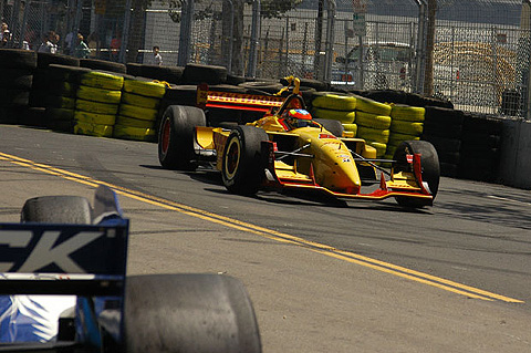 Timo Glock and Paul Tracy Altercation