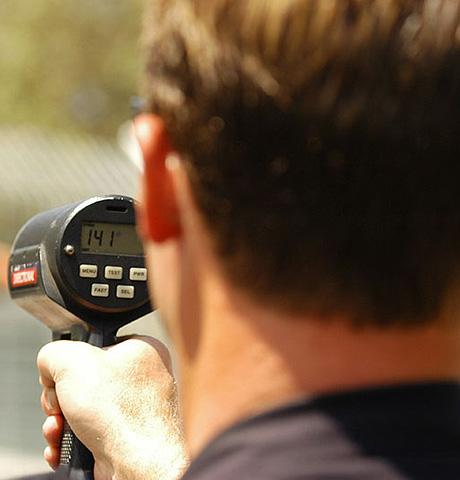 Official w/Radar Gun Speed Reading