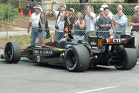 Dan Clarke's Broken Car By Fence