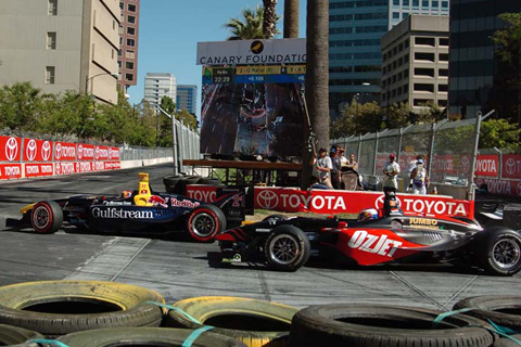 Neel Jani Completes Pass of Robert Doornbos