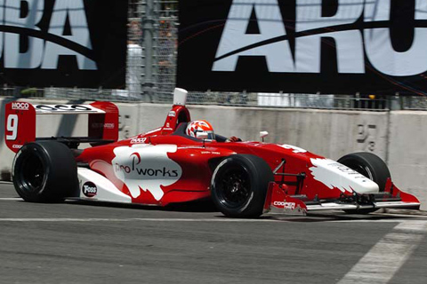 James Hinchcliffe in Action