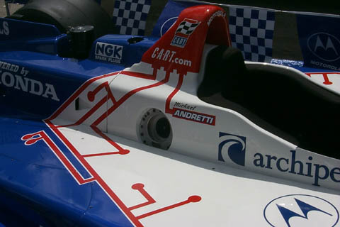 Closeup of Side of Andretti's Car