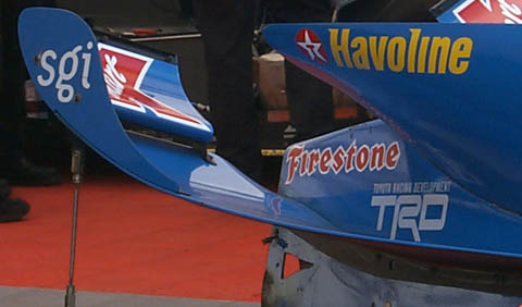 Closeup of Rear Winglet