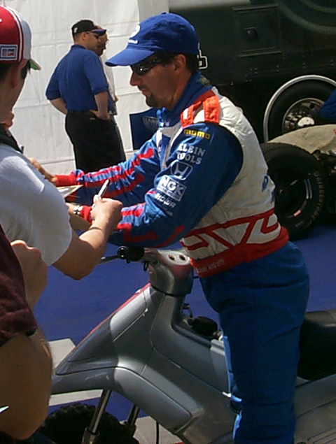 Michael Andretti Signing Autographs