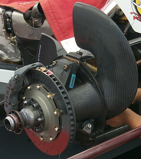 Closeup of Rear Brake