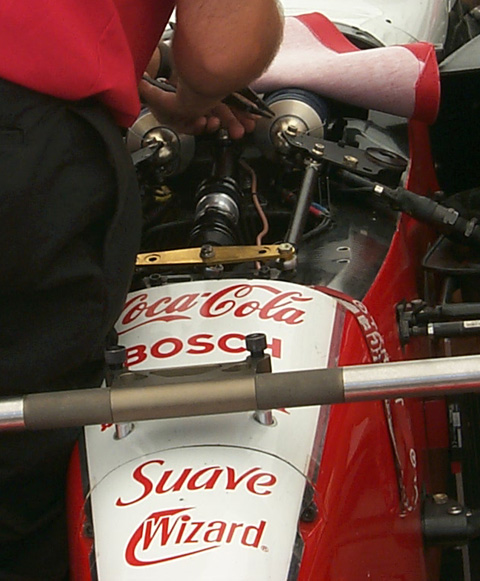 Closeup of Front Shocks