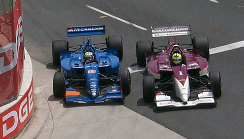 Alex Tagliani Passes Bruno Junqueira