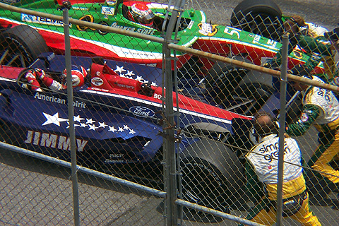 Jimmy Vasser and Adrian Fernandez Entangled