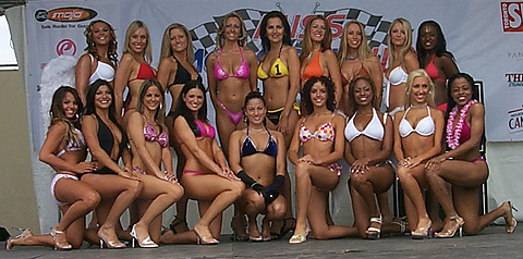 Miss Molson Indy Toronto Bikini Contest Group Photo