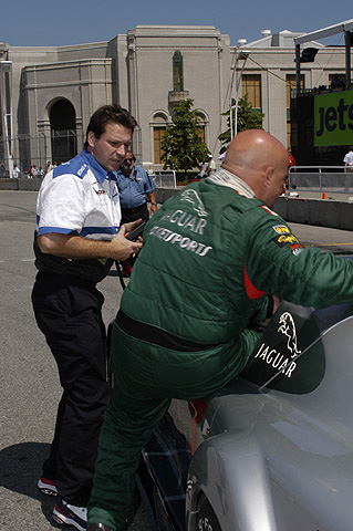 Paul Gentilozzi Gets In His Car As Field Leaves