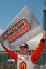 Sebastien Bourdais Waving Pole Winner Flag Thumbnail