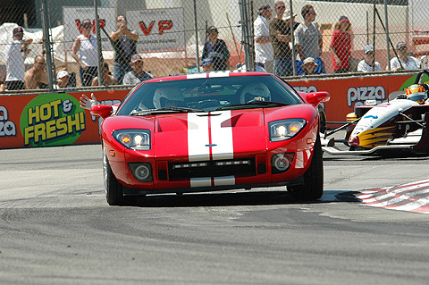 GT40 Pace Car in Action