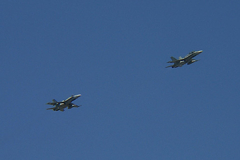 Canadian Jets Doing Flyover