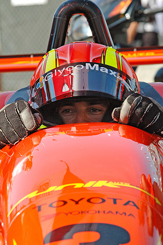 Antoine Bessette Peering Over Cowling