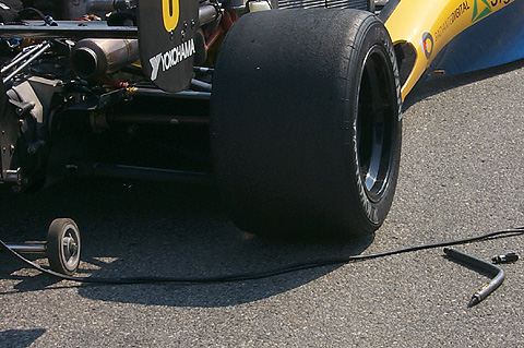 Damaged Part Next to Carlos Mastretta Car