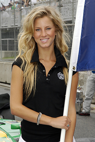 Miss Grand Prix of Toronto Grid Girl Outfit