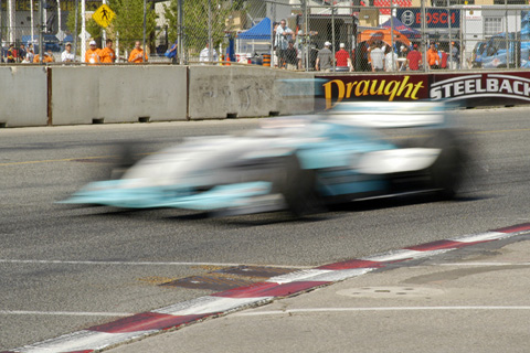 Graham Rahal in a Blur