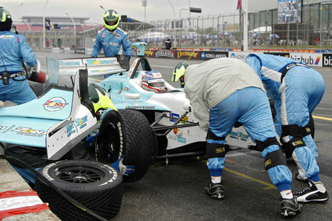 Graham Rahal's Wing Being Replaced