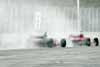 Two Cars Obscured in Rooster Tails of Spray Thumbnail