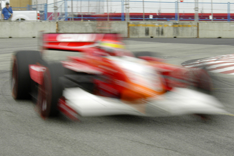 Justin Wilson in a Blur