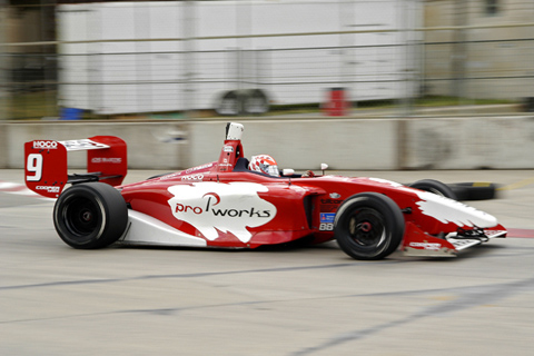 James Hinchcliffe in Action