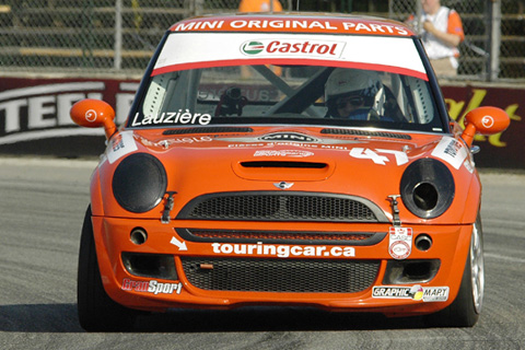 Alain Lauziere in Mini Cooper S