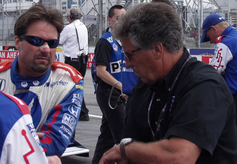 Michael and Mario Andretti