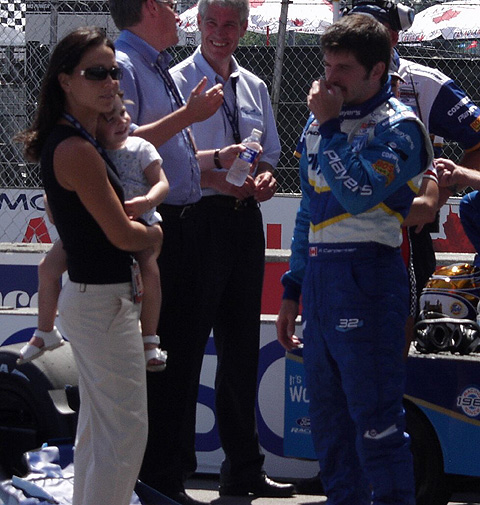 Patrick Carpentier w/Family