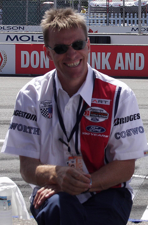 Stefan Johansson Laughing