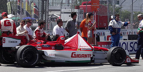 Michel Jourdain's Car In Pits