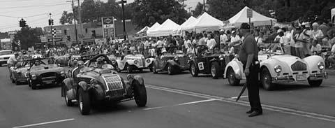 Starting Grid in B&W