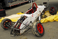 John Dole's Crashed Car Image