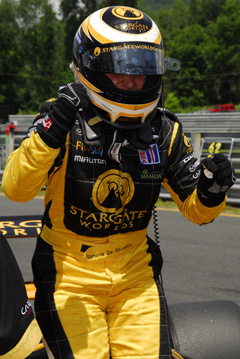 Simona De Silvestro Celebrates After Win Image