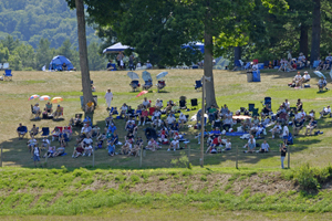 Crowd in Shade Image