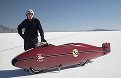 Burt Munro and his Indian Image