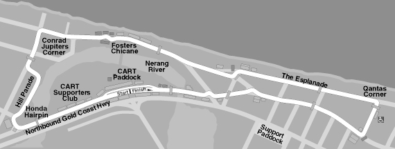 Australia Track Map Image